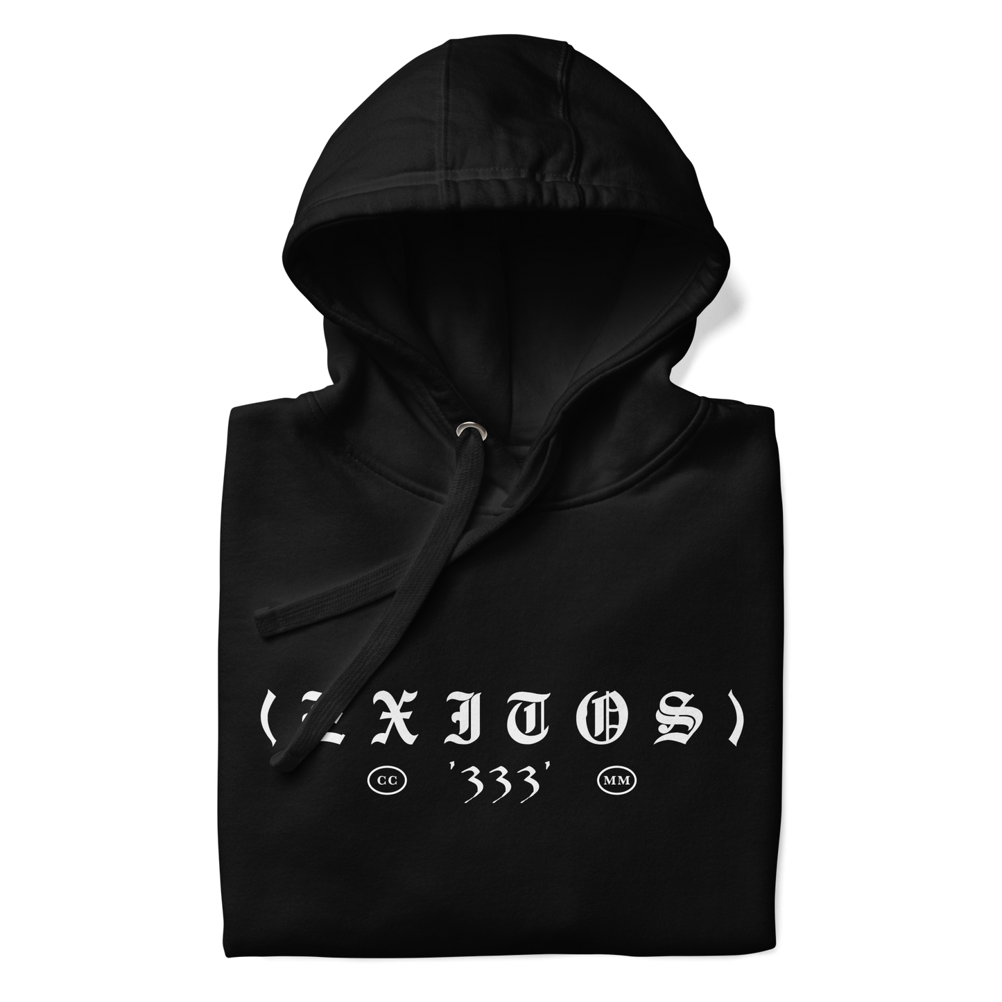 "EXITOS" Black Premium Hoodie