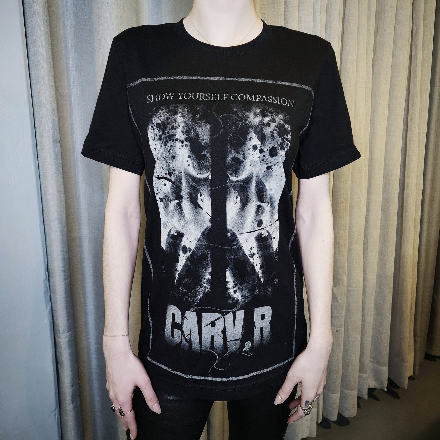 "Show Yourself Compassion" - Black T-Shirt (LAST PRINTS)