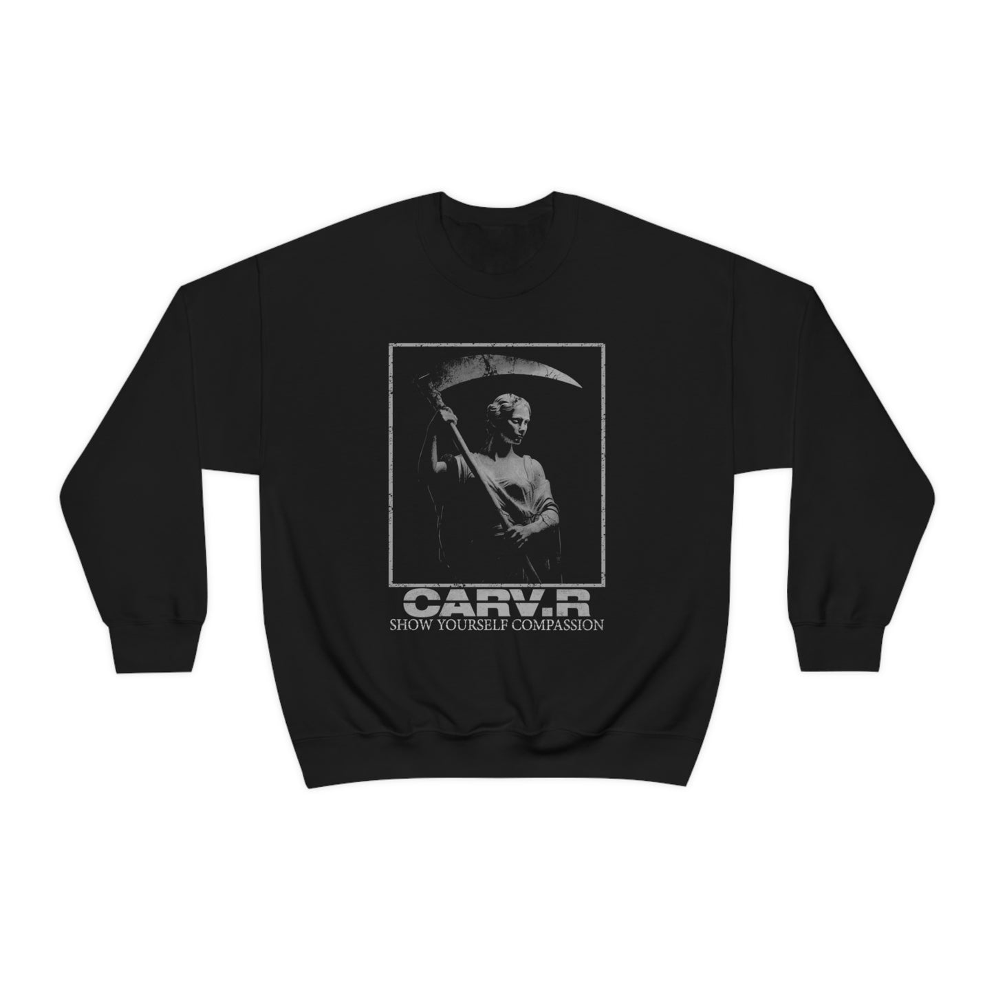 "Scythe Queen" - Black Unisex Heavy Blend™ Crewneck Sweatshirt